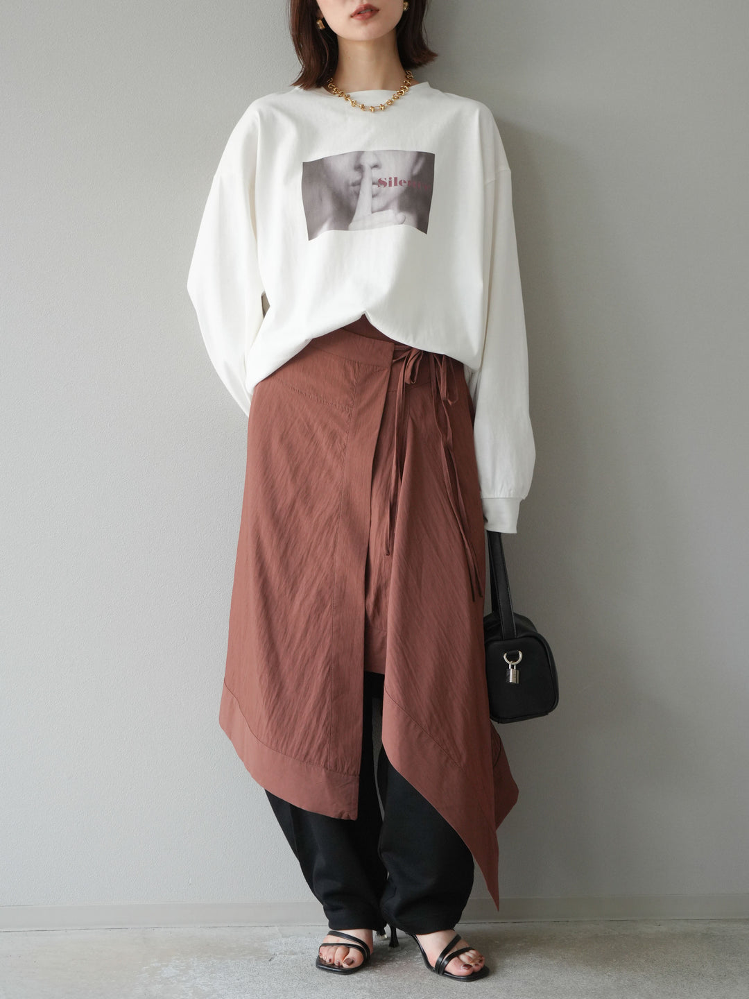 [予約]ウーマンプリントBIGロンT/オフ1