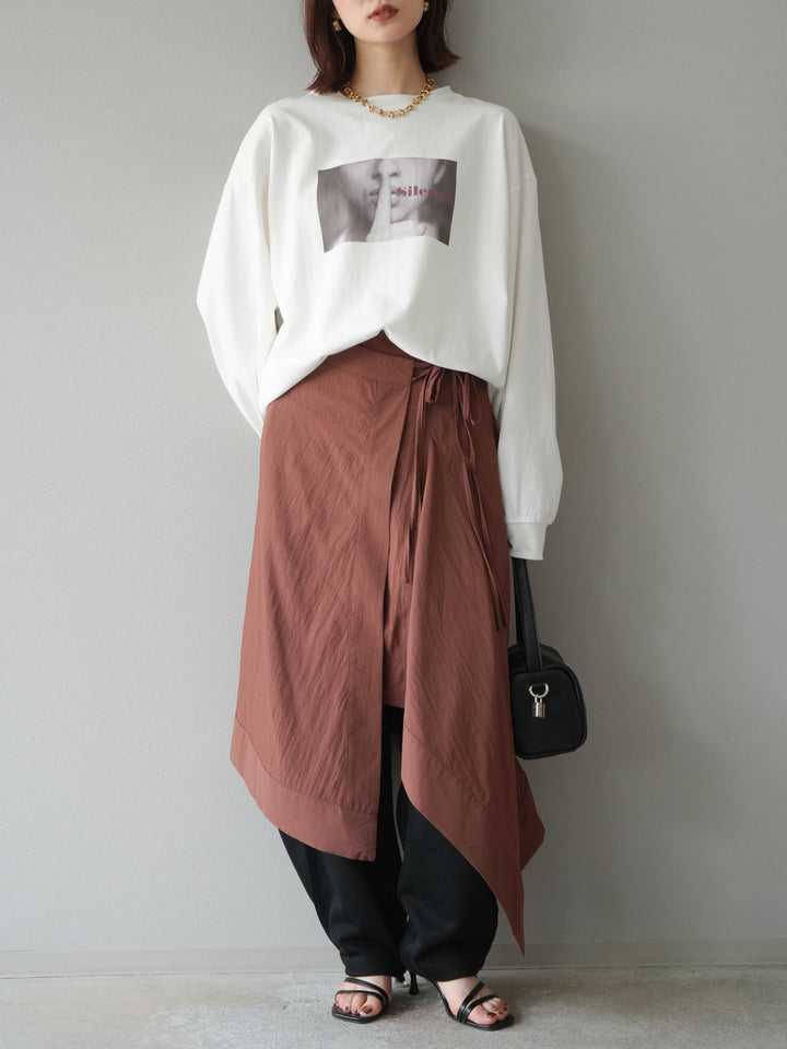 [予約]ウーマンプリントBIGロンT/オフ1