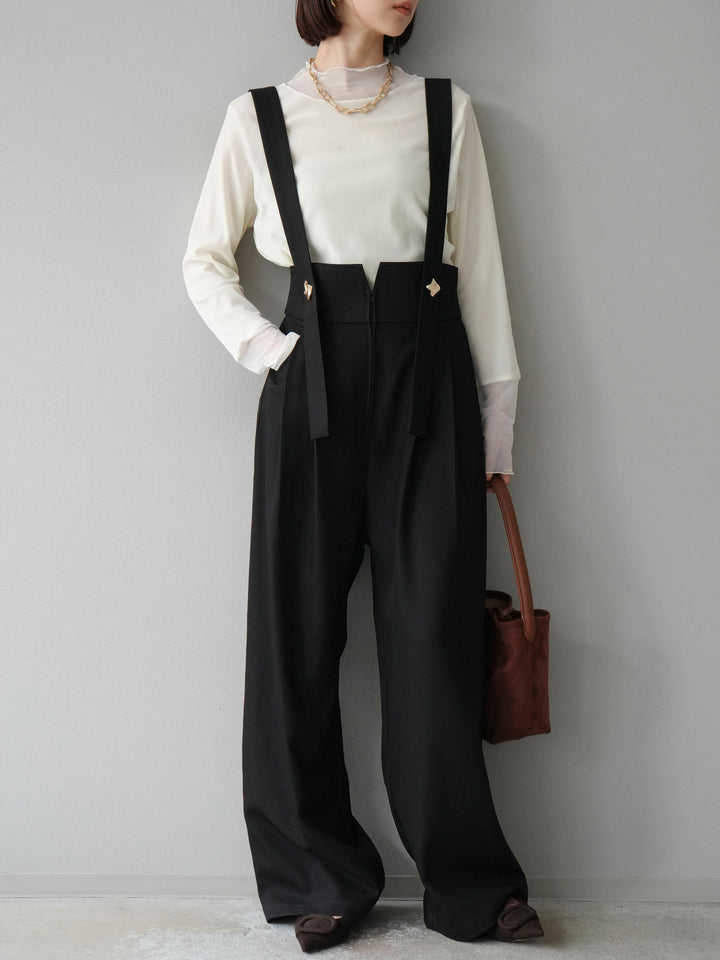 [予約]シアー切替ベロアトップス/オフホワイト