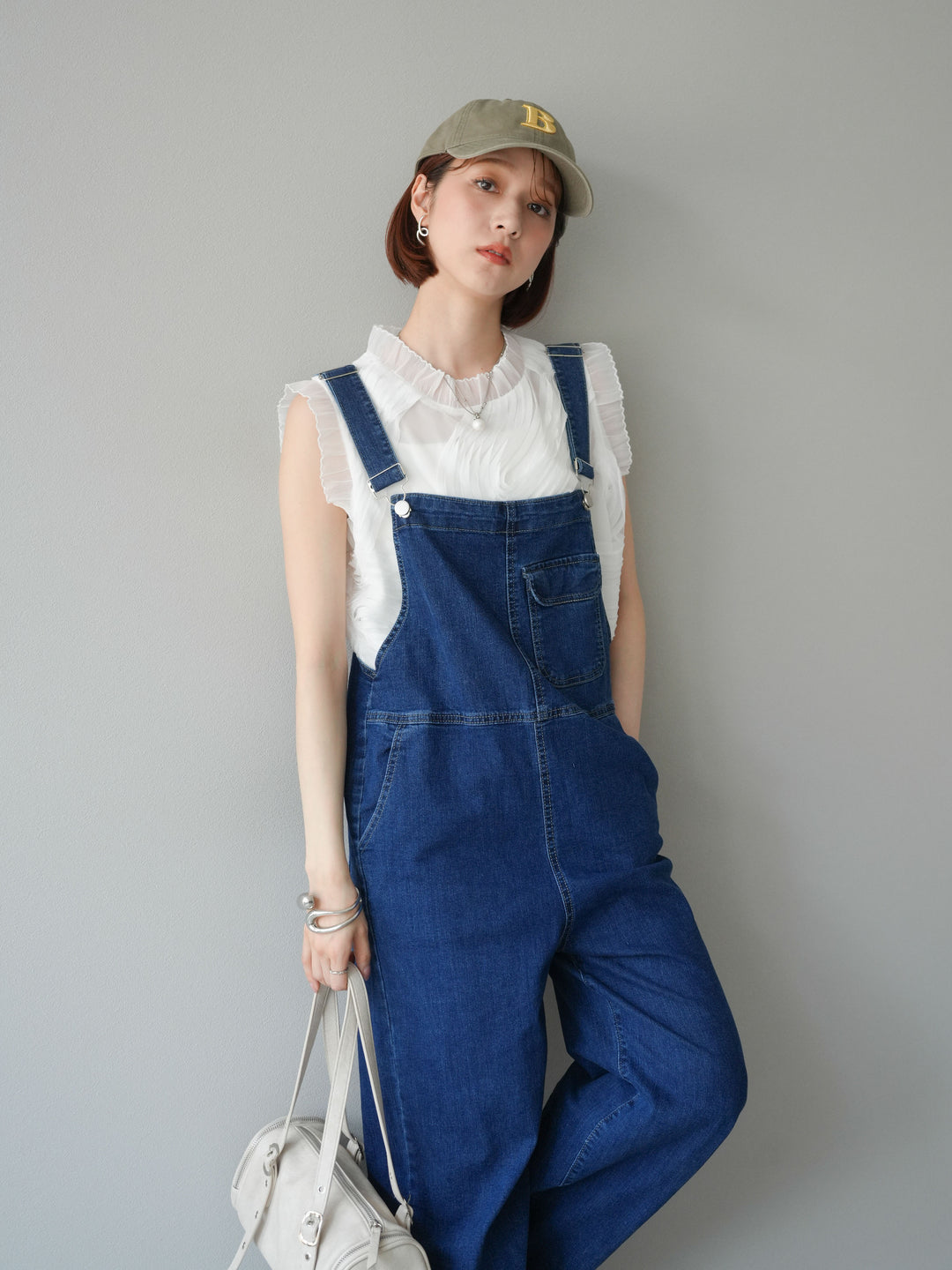 [SET]チュールジャガードノースリブラウス+チュールジャガードノースリブラウス(2set)