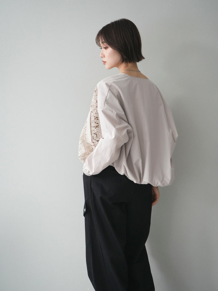 [SET]レースドッキングブルゾン+選べるアクセセット(2set)