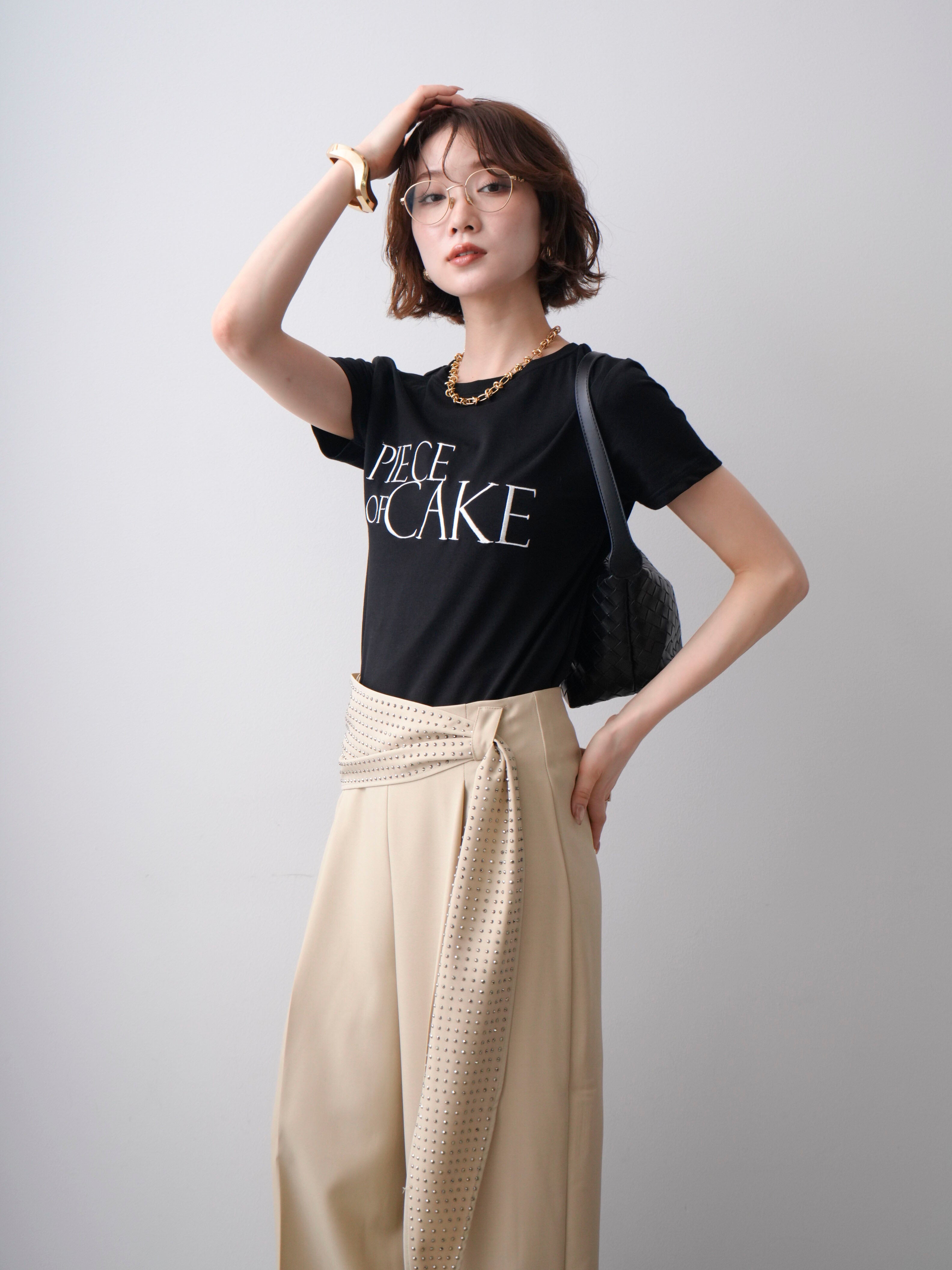 予約]刺繍ロゴTEE/black – Lumier