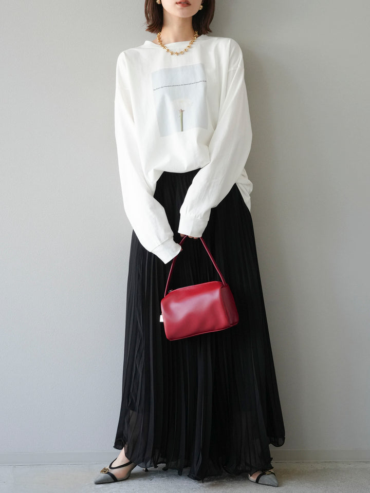 [予約]フラワーフォトプリントBIGロンT /オフ2