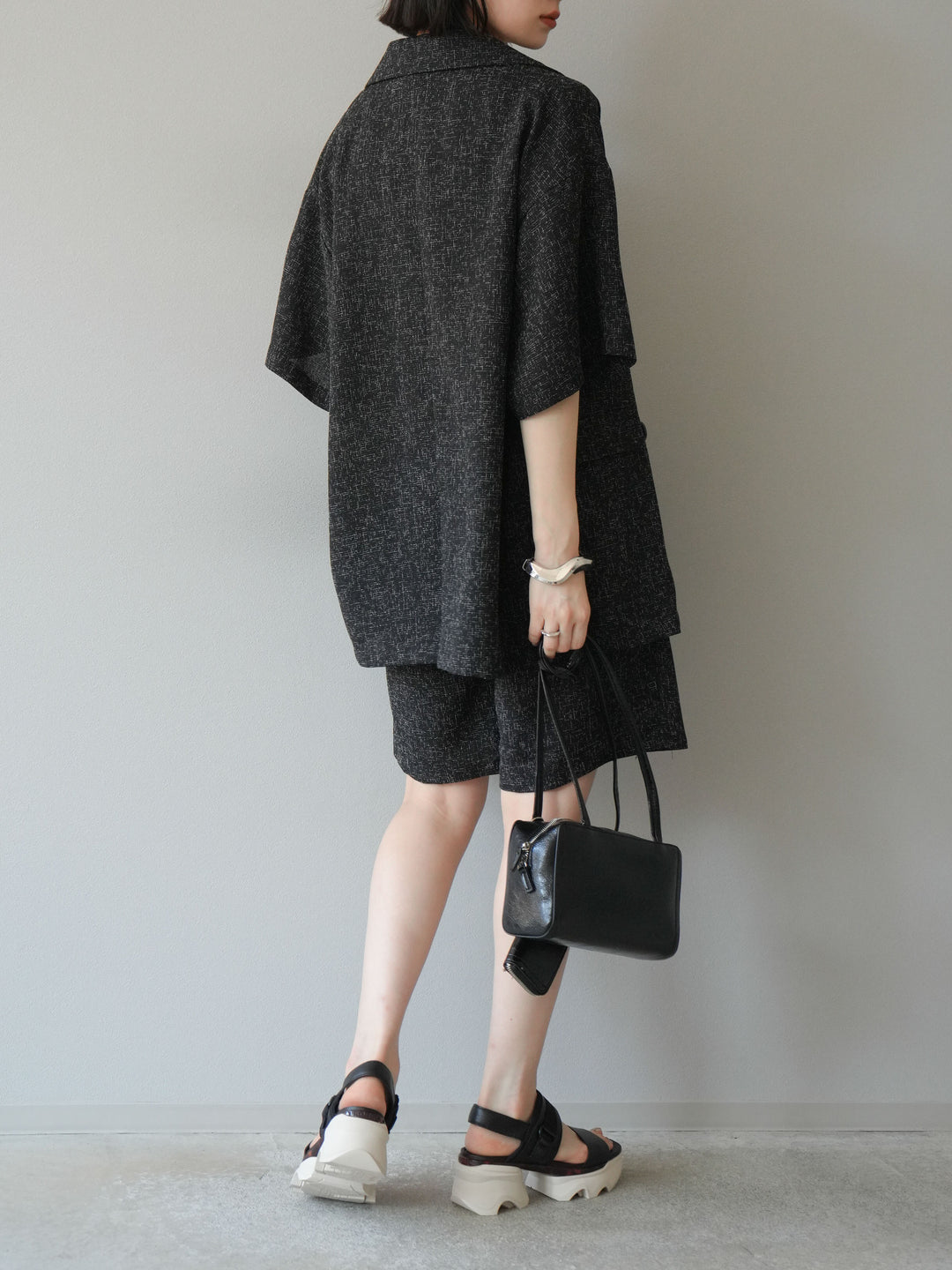 [SET]サマーツイードハーフジャケット+サマーツイードハーフパンツ(2set)