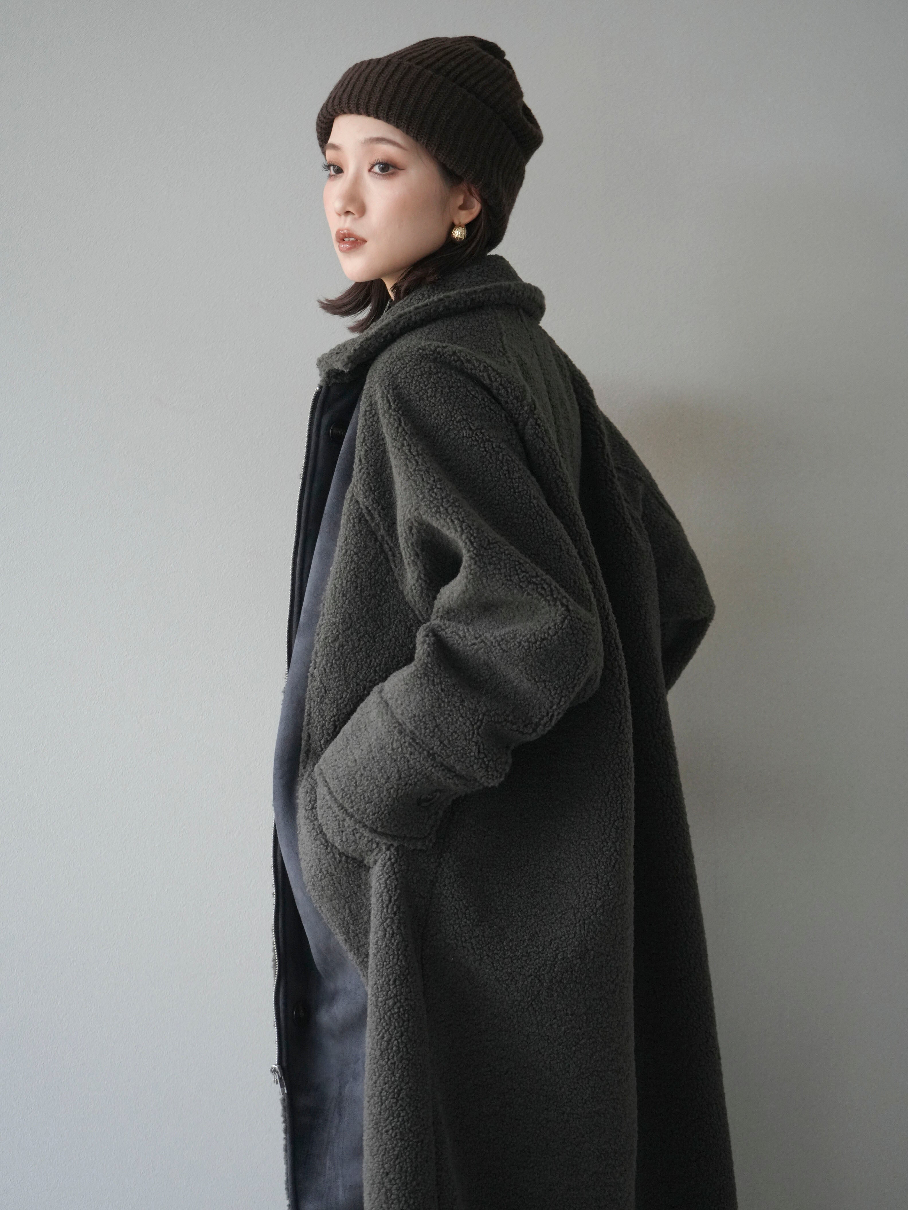 リュミエ lumier ムートン ボア ロングコート SET]ボアxムートンロングコート+選べるアクセセット(2set) – Lumier