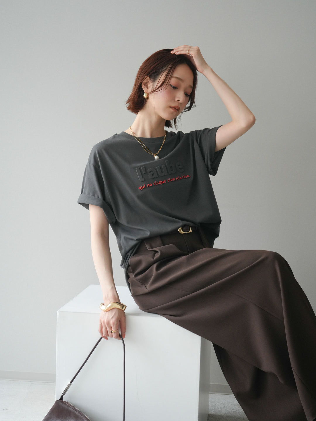 [SET]エンボスロゴTEE+選べるアクセセット(2set)