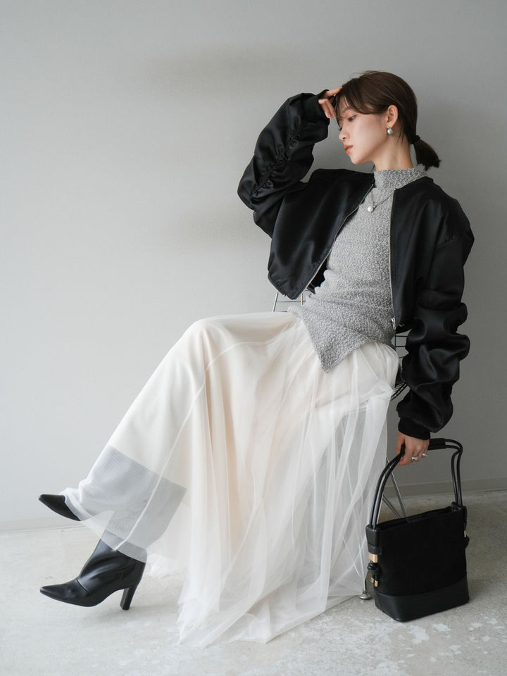 [予約]2WAYデザインMA-1/ブラック