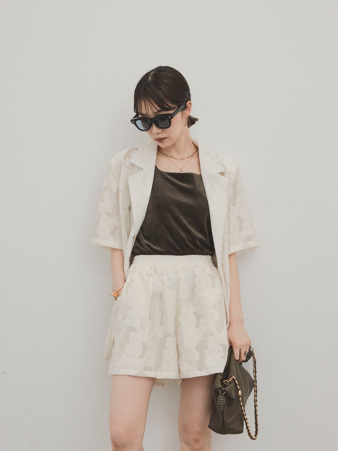 [SET]シアージャガードハーフジャケット＆ハーフパンツSET UP(2set)