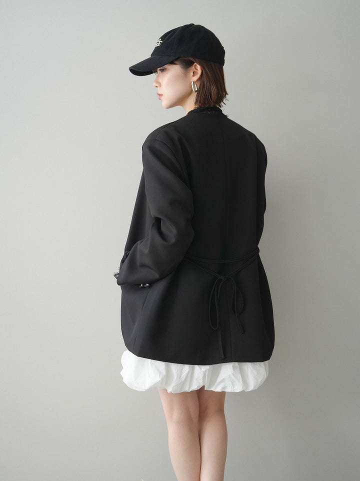 [SET]ノースリバルーンミニワンピース+ノースリバルーンミニワンピース(2set)