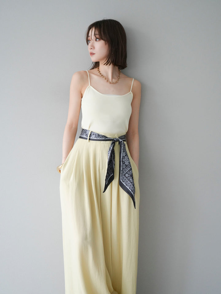 [予約]レーヨンニットキャミソール/アイボリー