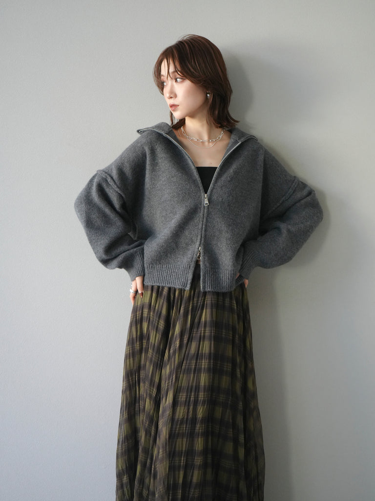 STONE  ブラックカーディガン Mサイズ MASONPRINCE カーディガン 「日本別注」クレイジーダメージ