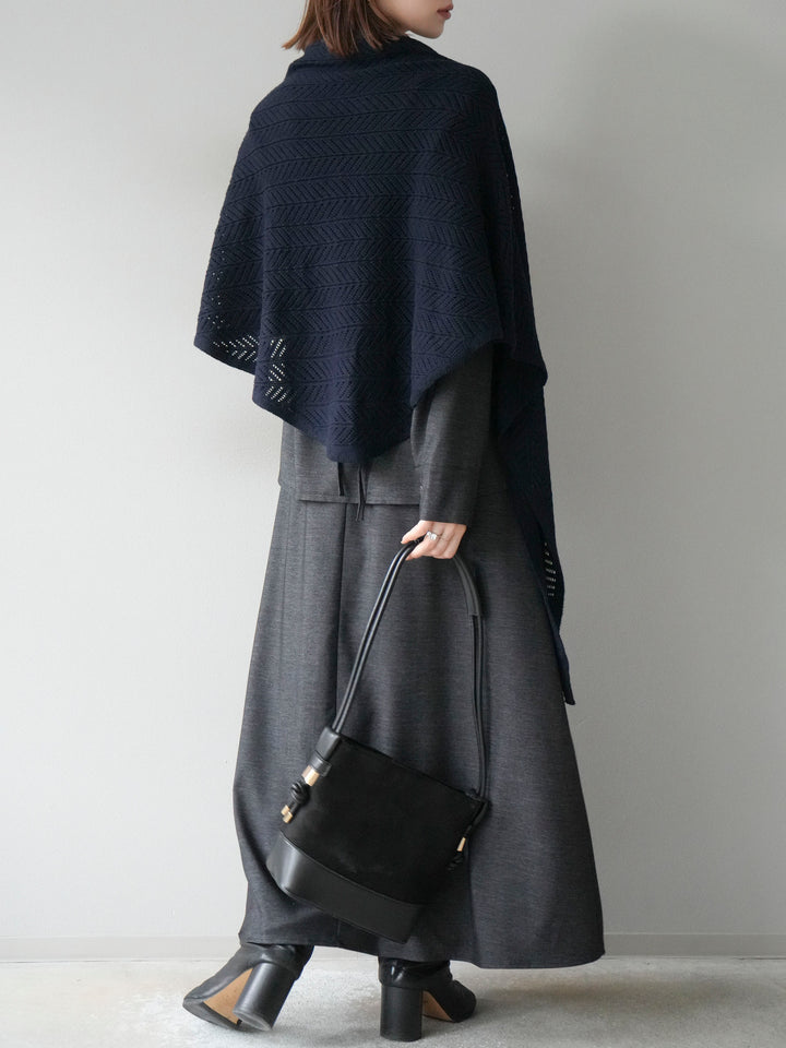 [SET]ツイストデザインシャツ＆スカートSET UP