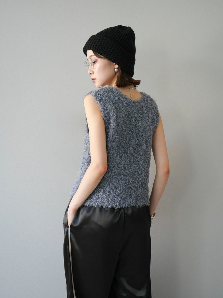 [予約]ニットビーニー/ブラウン