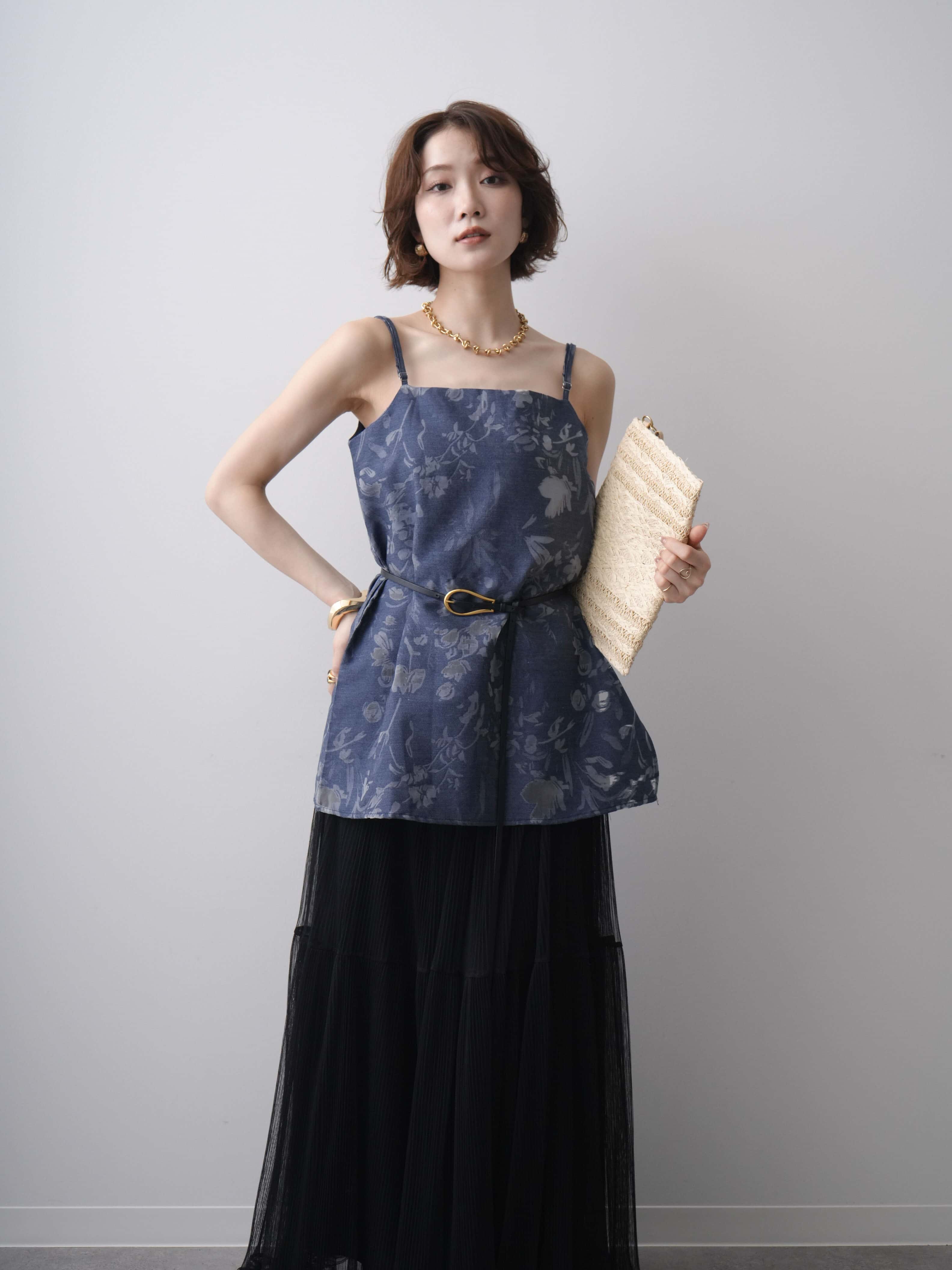 新品♡searoomlynn☆カットジャガードチュニックキャミ レディース