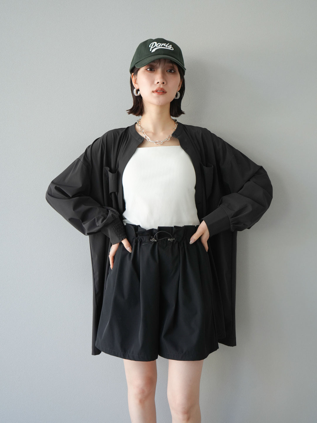 [套裝] ICE TOUCH 2WAY 外套 + ICE TOUCH 荷葉邊褶皺短褲 (2 套)