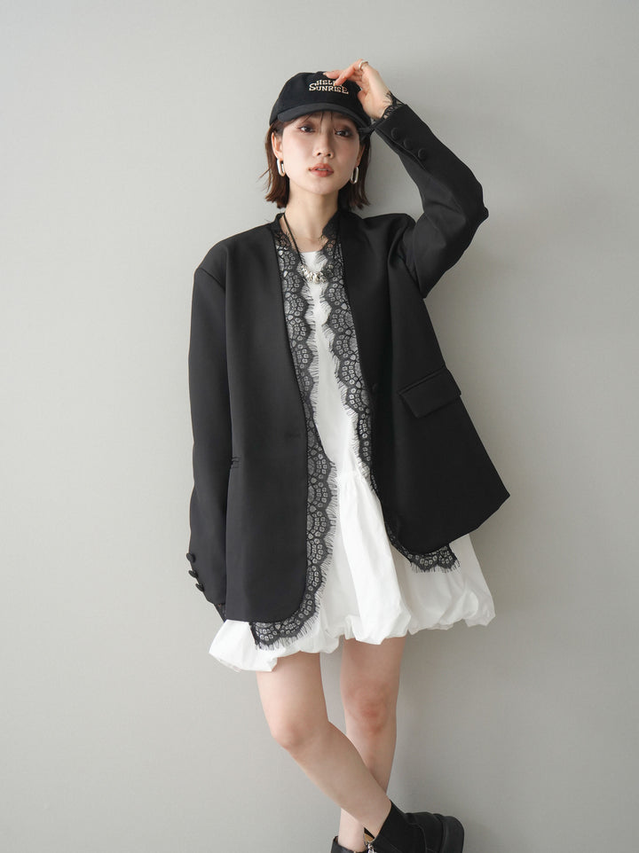 [SET]ノースリバルーンミニワンピース+ノースリバルーンミニワンピース(2set)