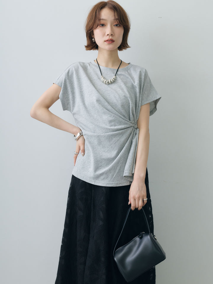 [予約]サイドノットTEE/gray