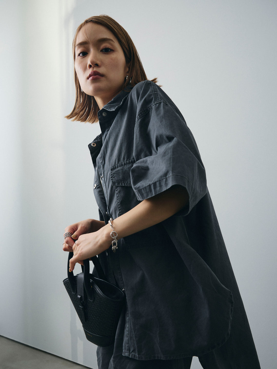 [SET]ミリタリーオーバーシャツ＆ハーフパンツSET UP+ミリタリーオーバーシャツ＆ハーフパンツSET UP(2set)