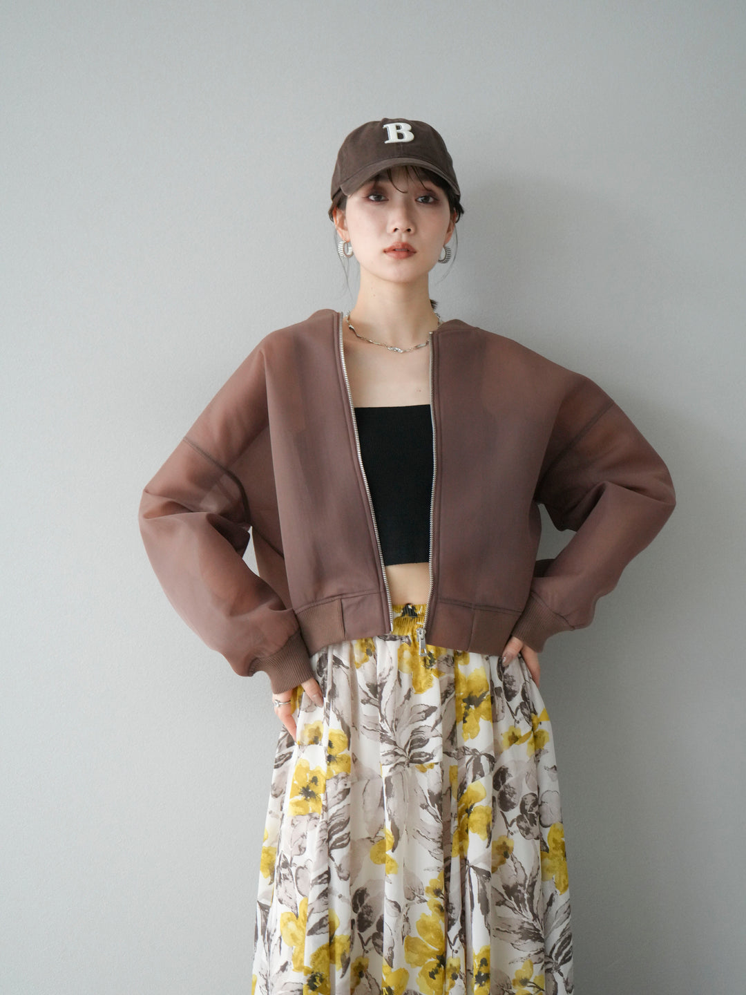 [予約]シアーダンボールボリュームスリーブMA-1/ブラウン