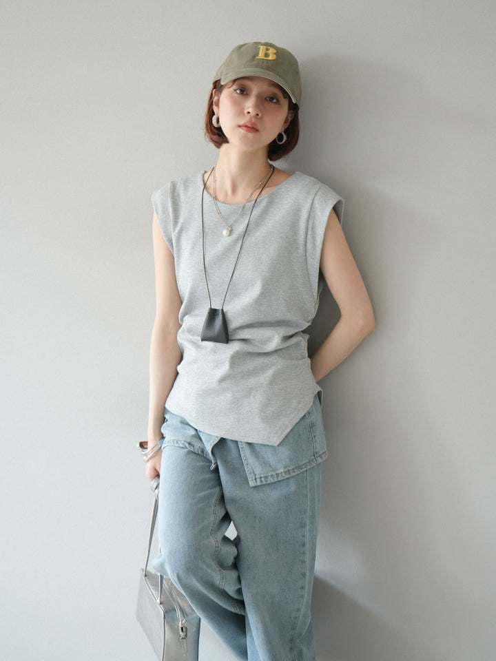 【預購】B字刺繡棒球帽/卡其色