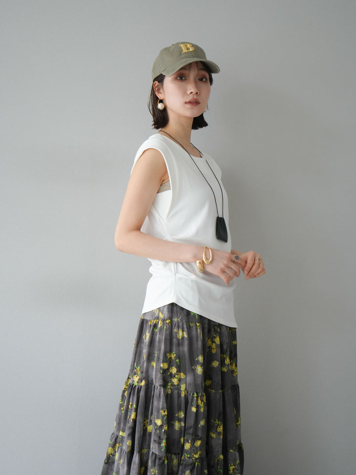 【預購】B字刺繡棒球帽/卡其色