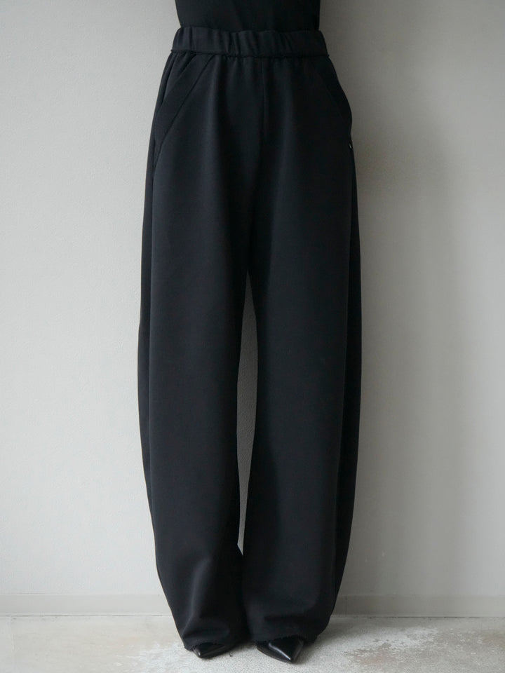 [予約]アウトシームカットオフスエットパンツ/navy