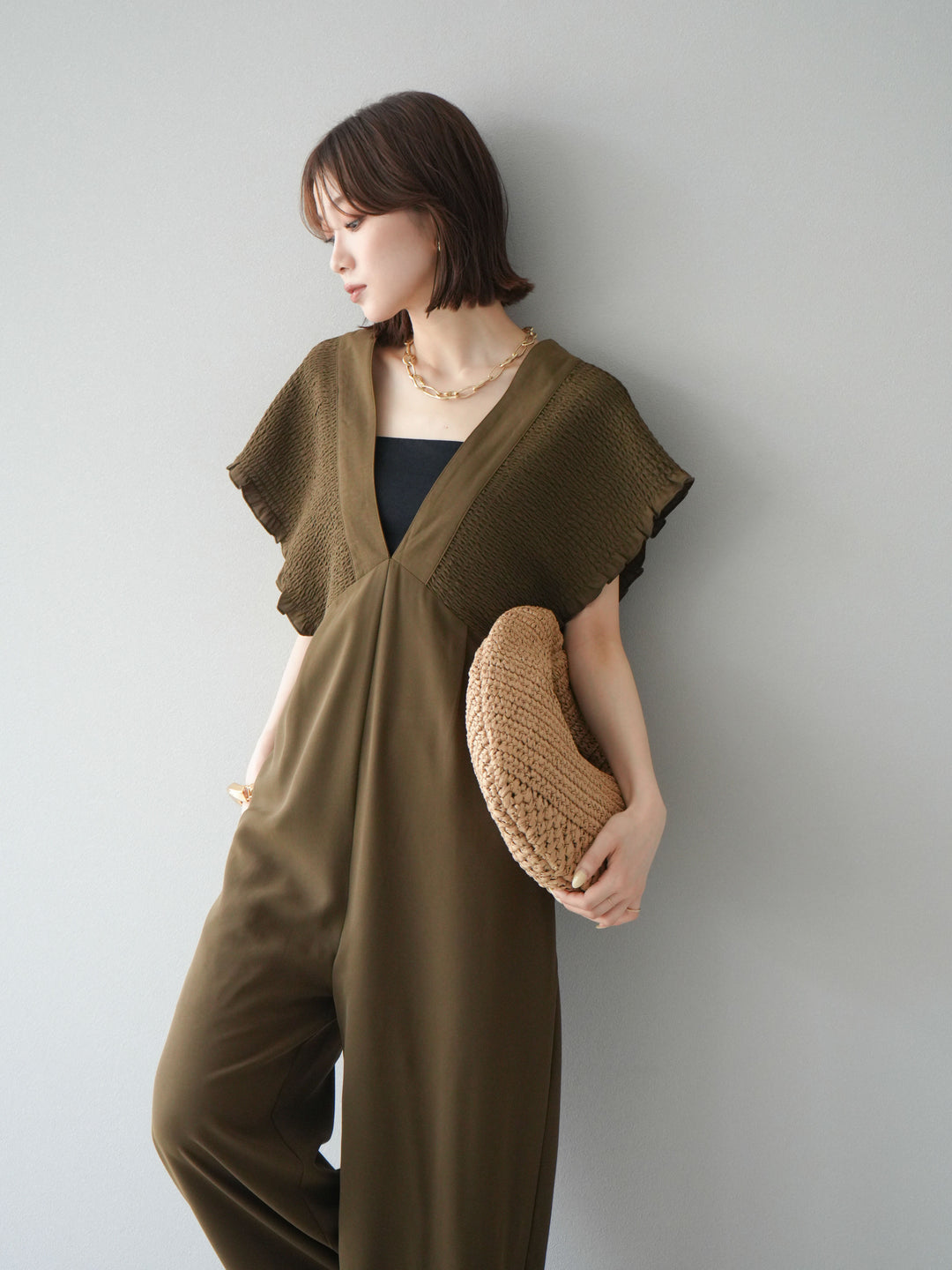 [予約]エステルシャーリングオールインワン/ブラウン