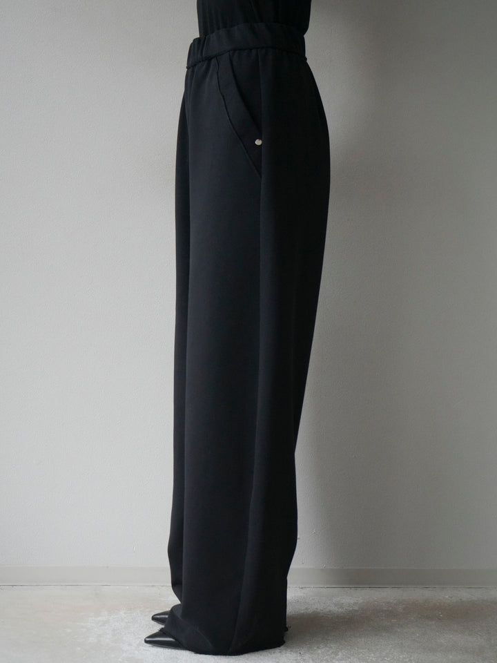 [予約]アウトシームカットオフスエットパンツ/navy