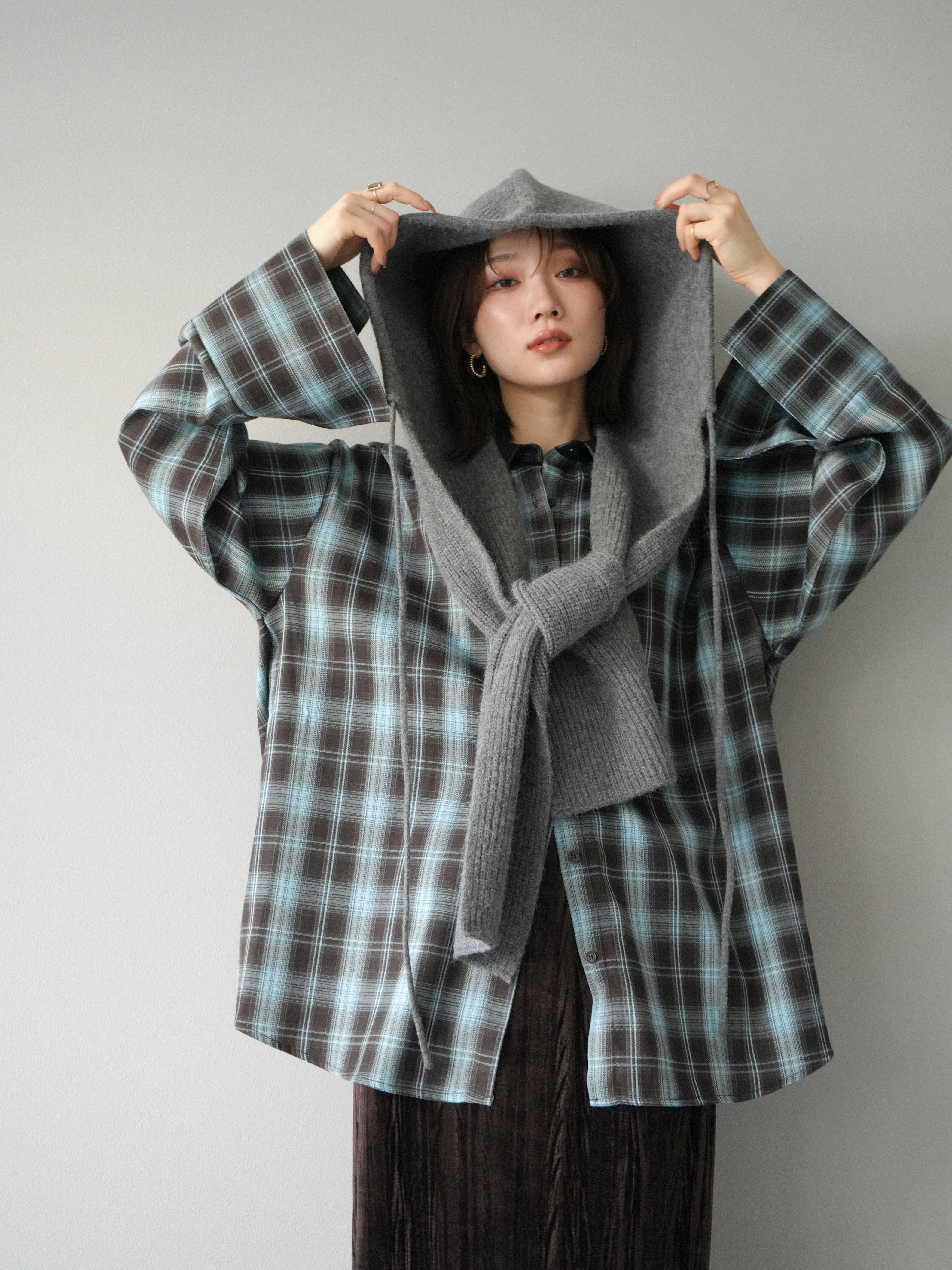 LGB フードニット　マフラー バラクラバ風フードニットマフラー – hellam