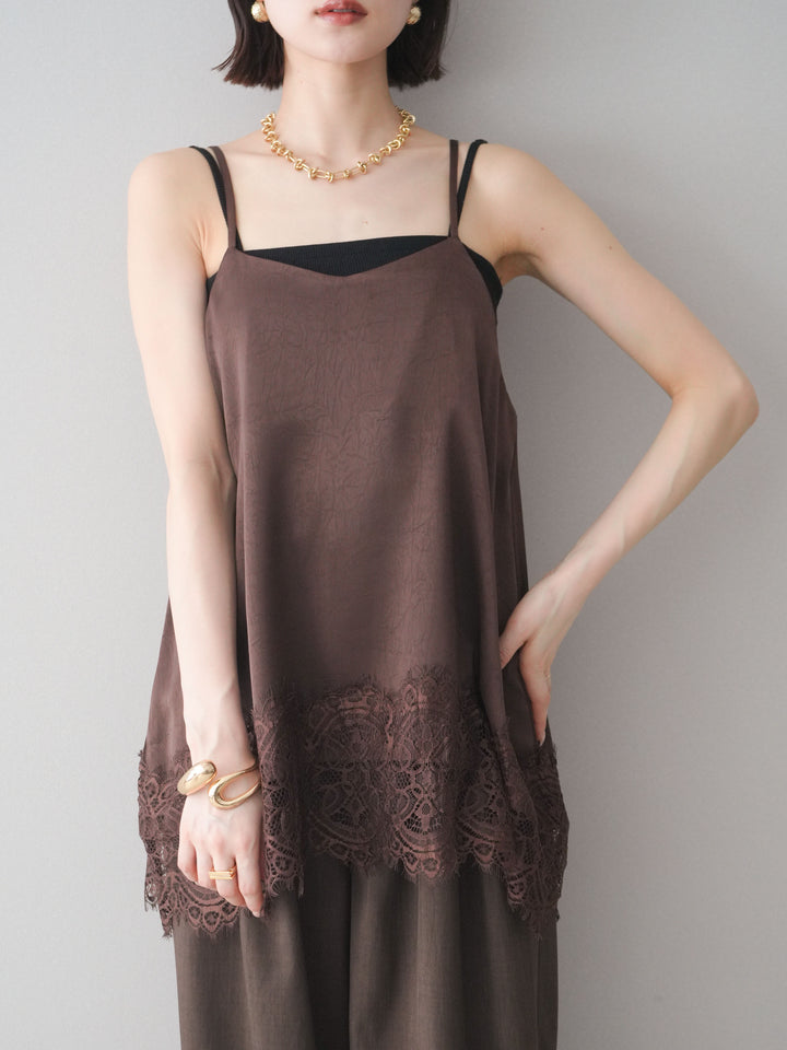 [SET]レーストリムキャミソール+レーストリムキャミソール(2set)