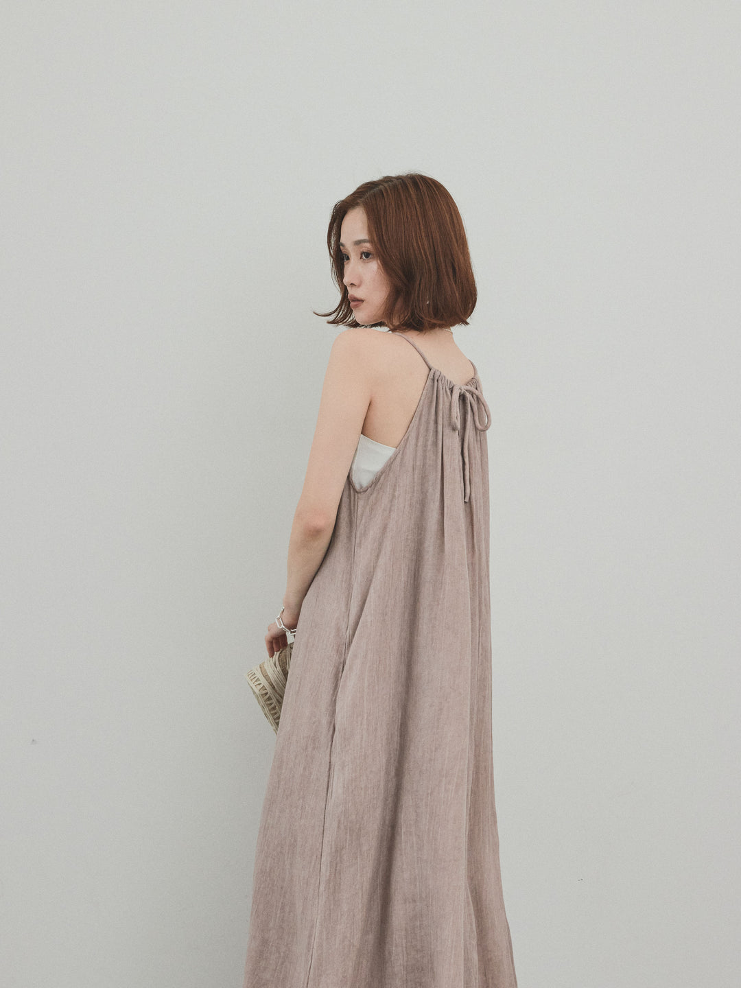 [SET] 不規則染色吊帶裙 + 不規則染色吊帶裙 (2 件套)