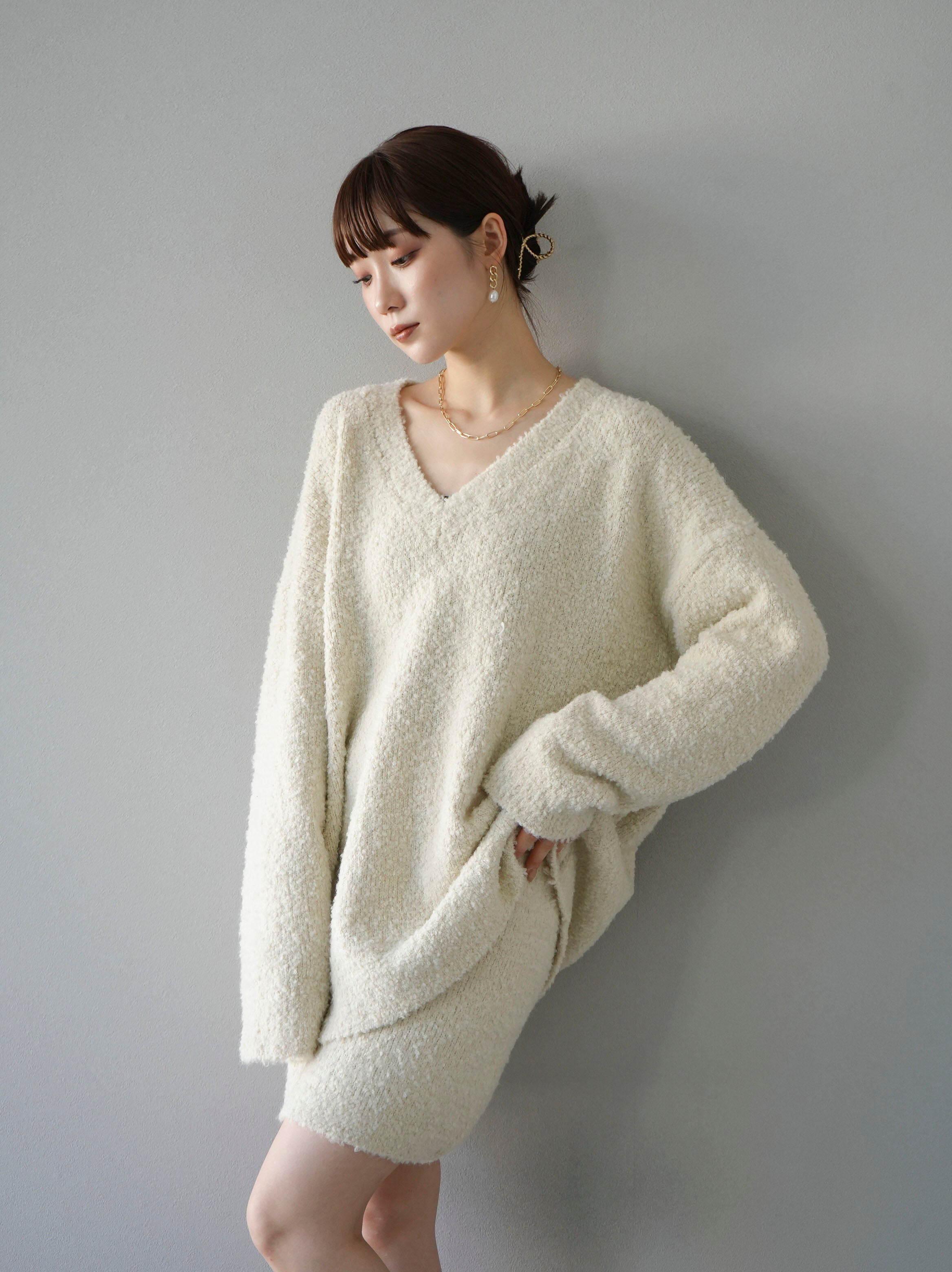 未使用 24FW AURALEE オーラリー ニットミニスカート 未使用 24FW AURALEE オーラリー ニットミニスカート