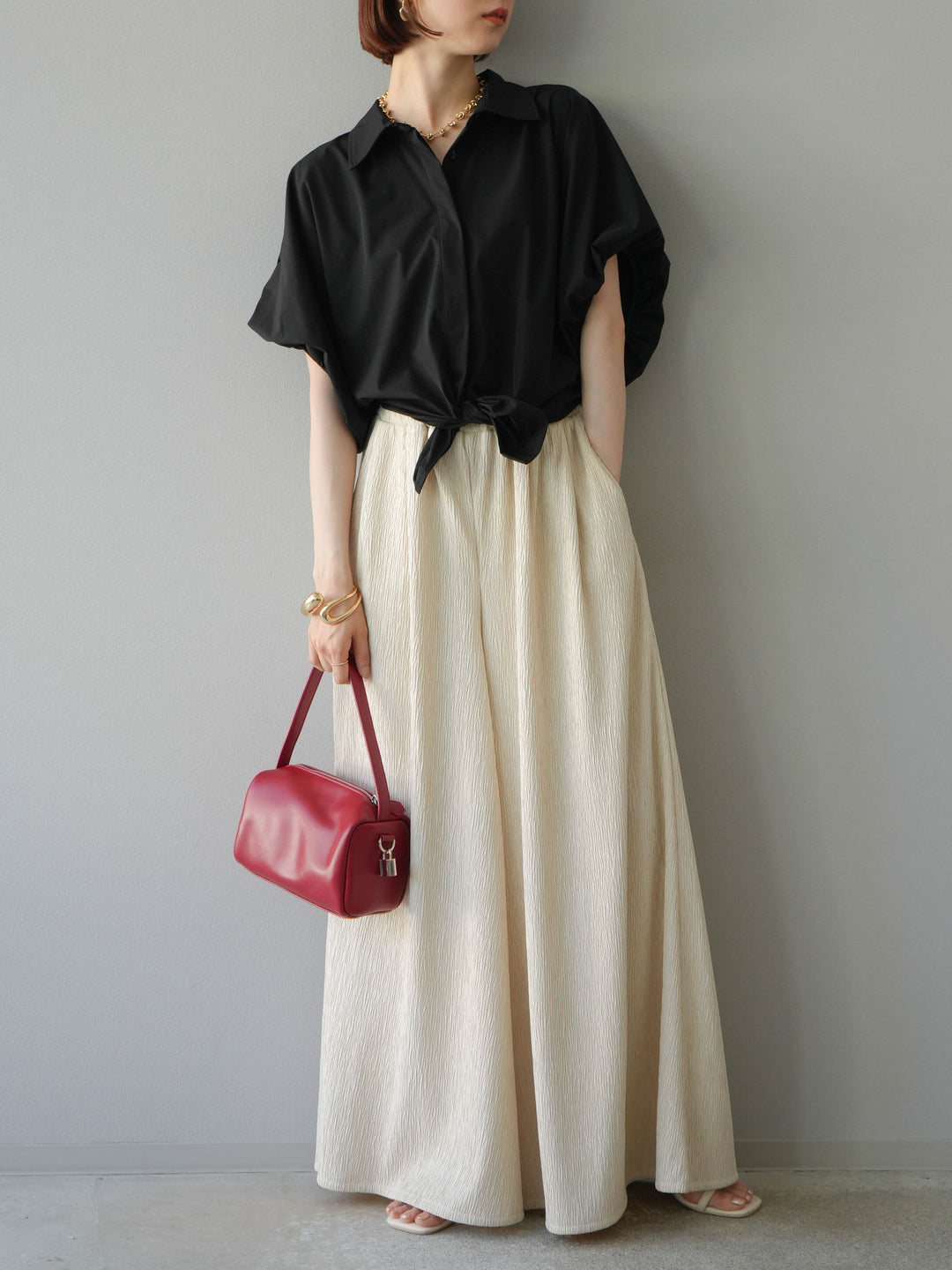 [預購] Willow 寬鬆褲/米色