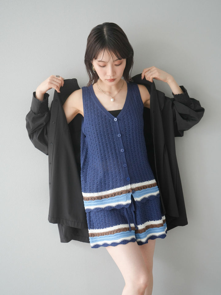 [予約]ICE TOUCH ２WAYオーバーシャツ/ブラック