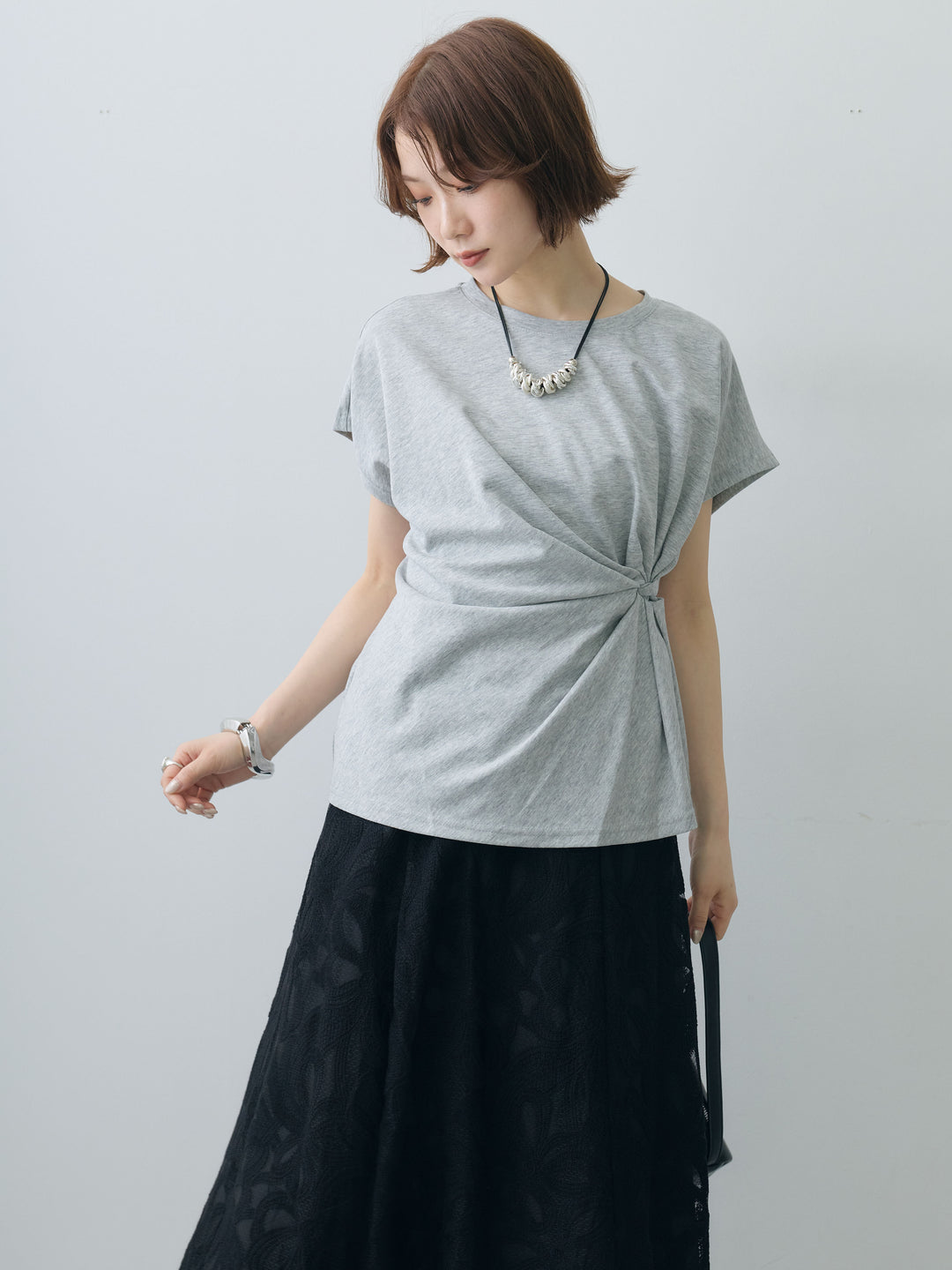 [SET]サイドノットTEE+選べるアクセセット(2set)