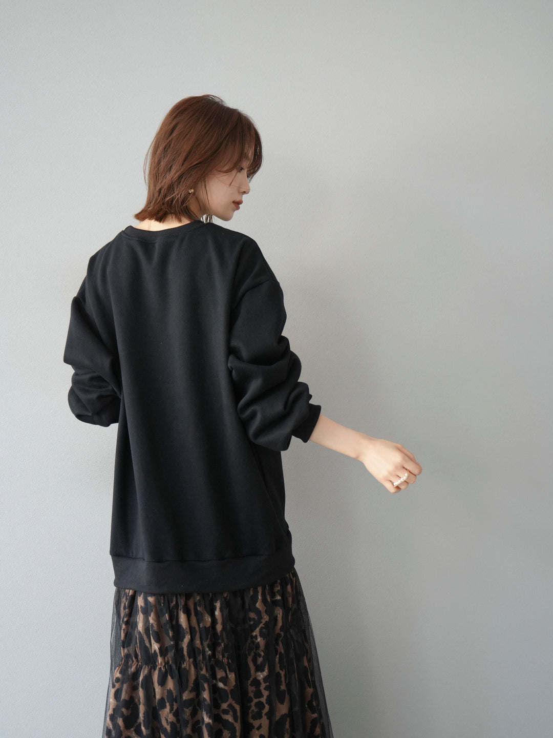 [SET] Sweat Docking 動物印花層疊連身裙 + 可選飾品套裝（2 套）