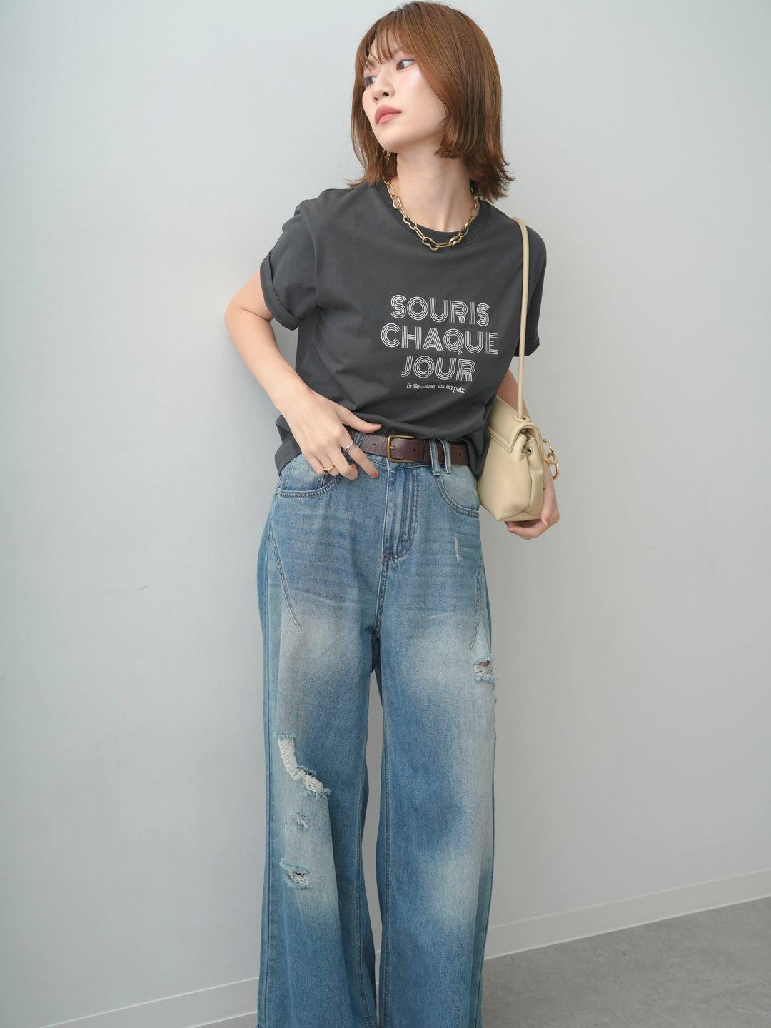 【套裝】Logo刺繡T卹+Logo刺繡T卹（2件組）