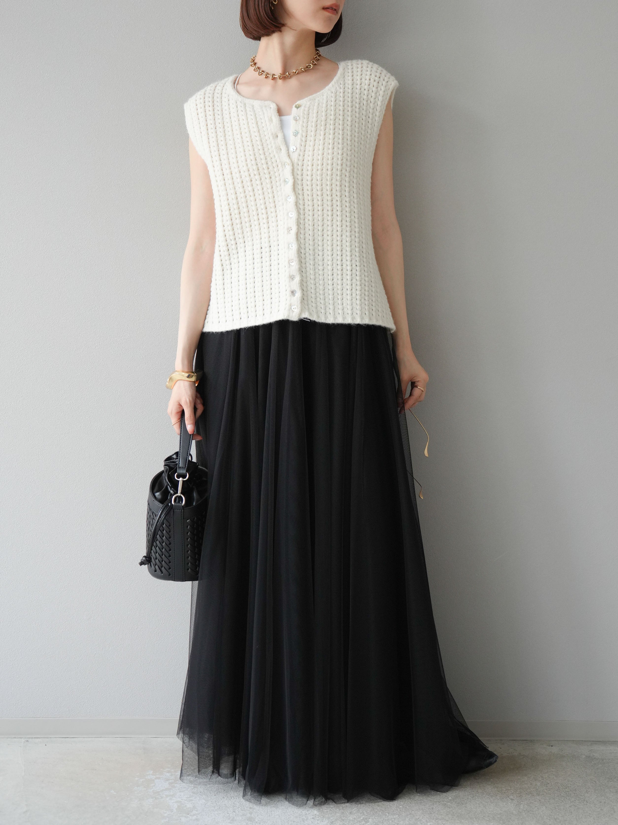 Lig.チュールスカート　ブラック　未使用 予約]チュールボリュームスカート/ブラック – Lumier