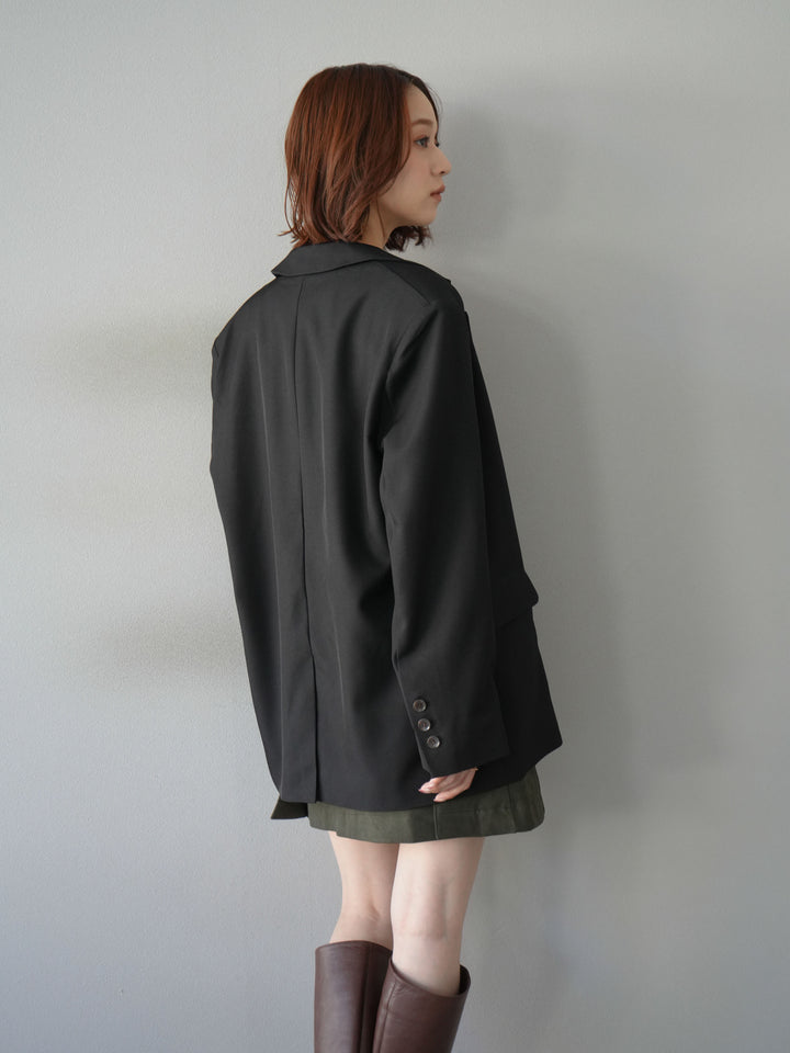 [予約]レースアップスエードミニワンピース/カーキ