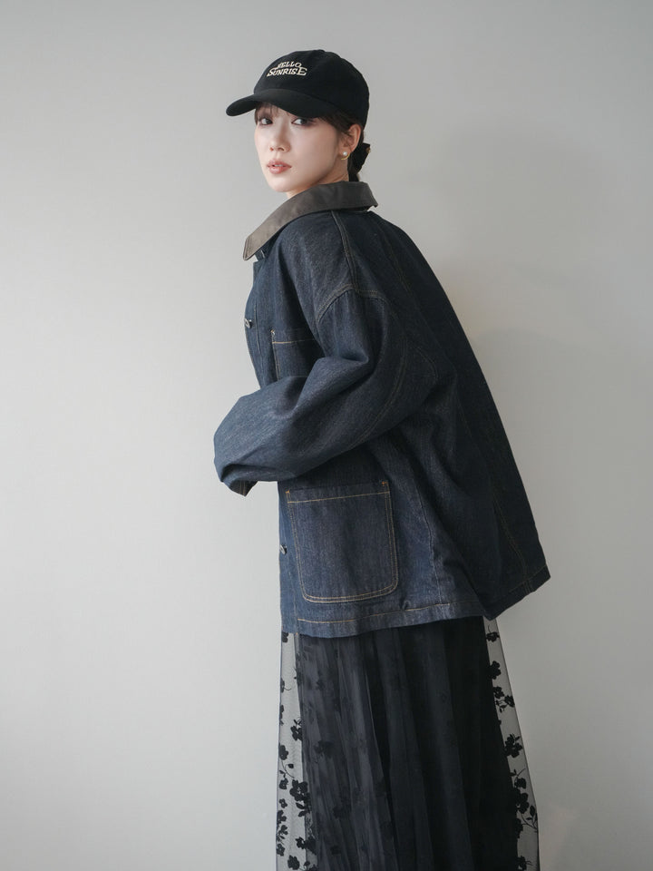 [SET]裏地ファーデニムフライトジャケット+裏地ファーデニムフライトジャケット(2set)