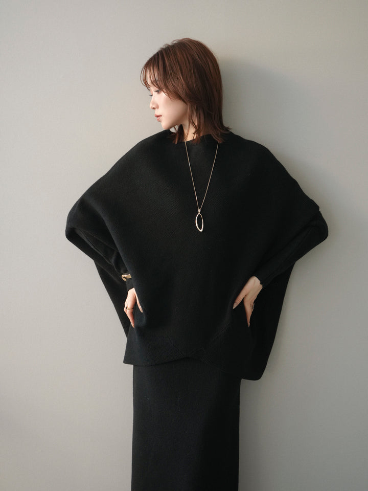 [SET]ウール混ドルマンニット&スカートSET UP+ウール混ドルマンニット&スカートSET UP(2set)