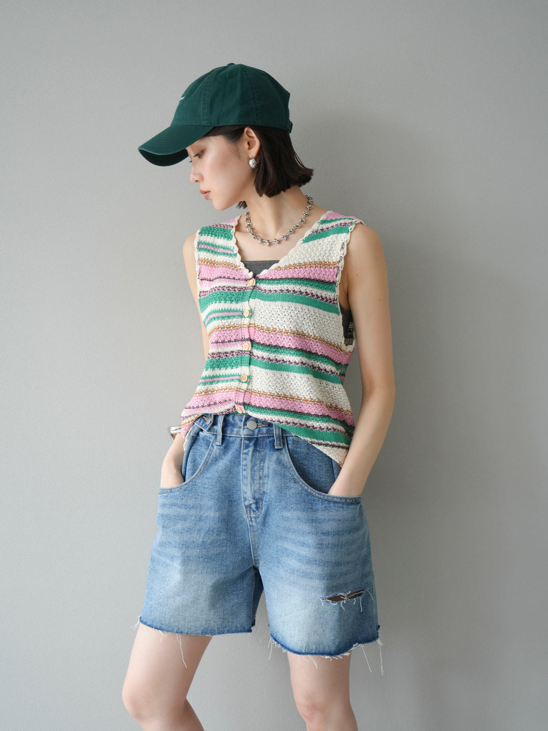 【預購】留言logo刺繡棒球帽/綠色