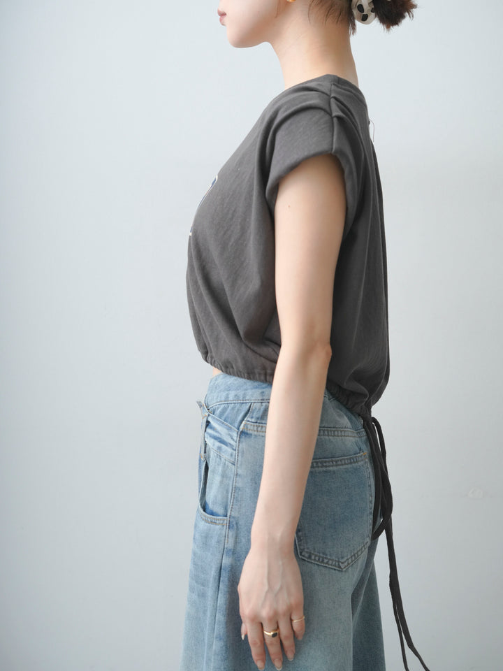 [予約]ヴィンテージロゴドロストTEE/gray