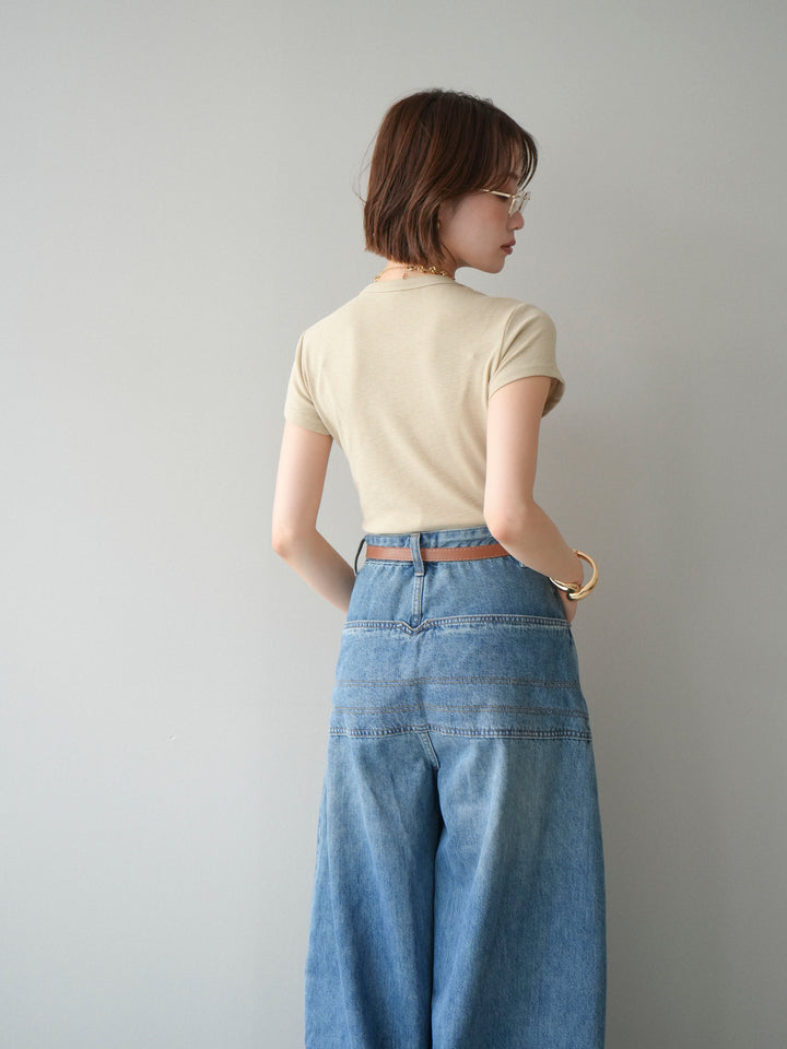 【預購】狗狗迷你T卹/米色