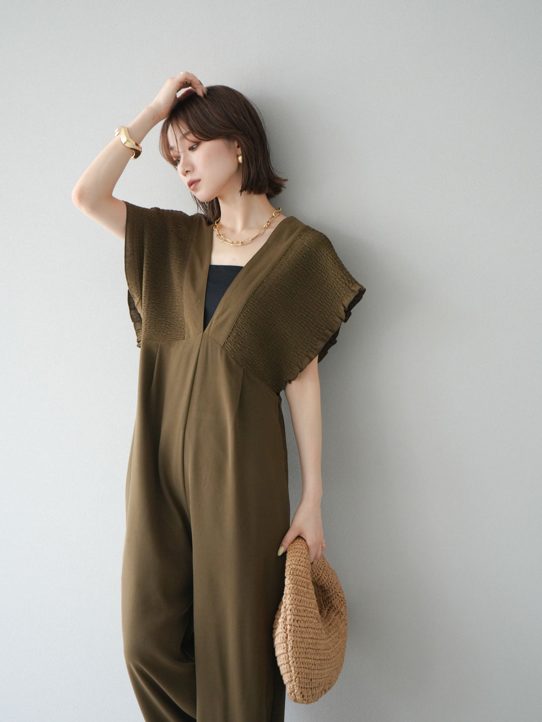 [予約]エステルシャーリングオールインワン/ブラウン