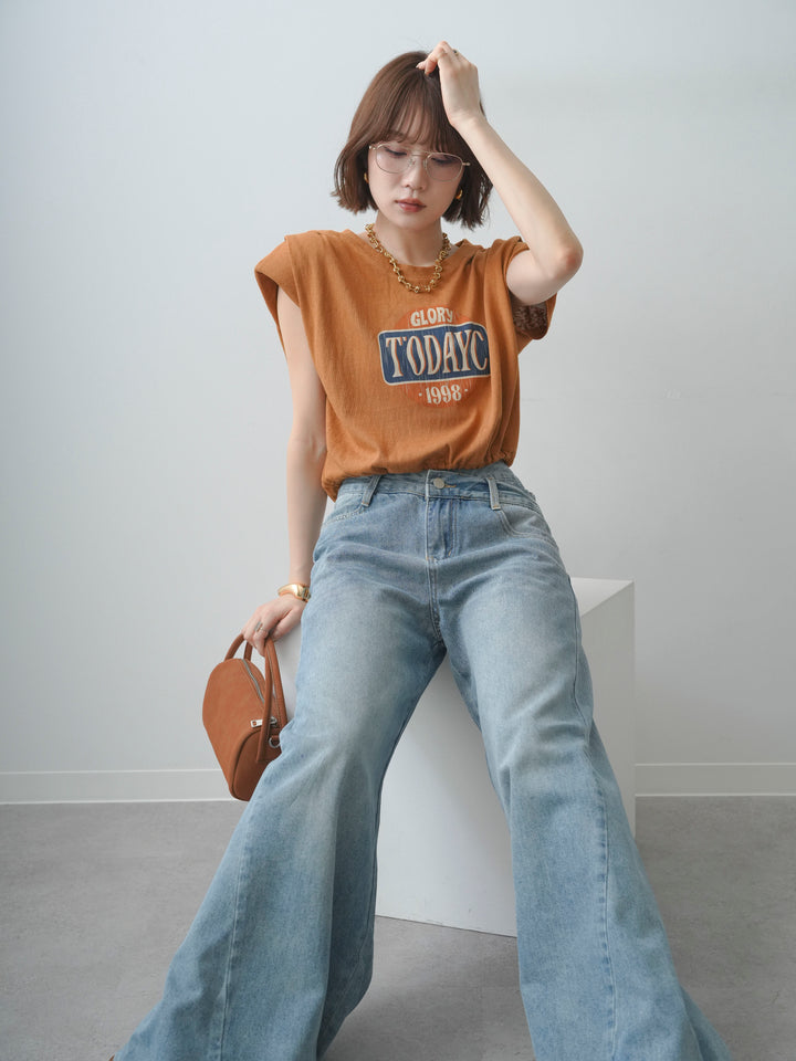 [SET]ヴィンテージロゴドロストTEE+選べるアクセセット(2set)