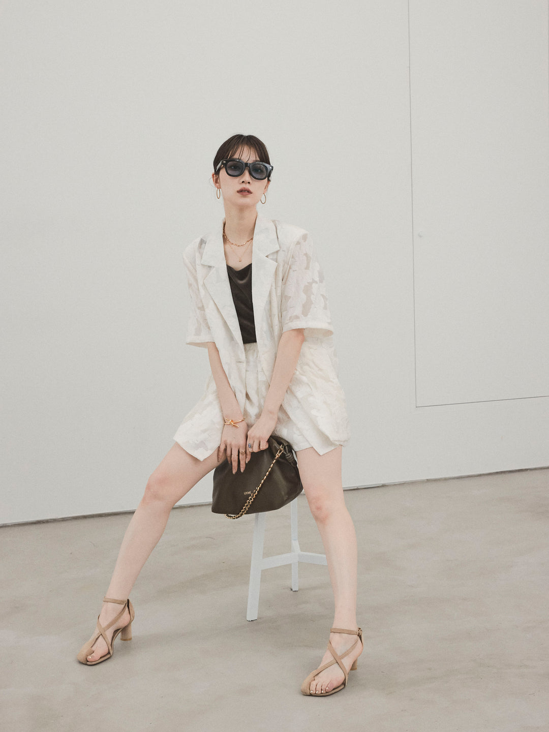 [SET]シアージャガードハーフジャケット＆ハーフパンツSET UP(2set)