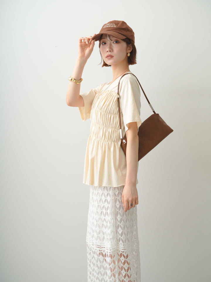 [SET]クールタッチシャーリングTEE+選べるアクセセット(2set)