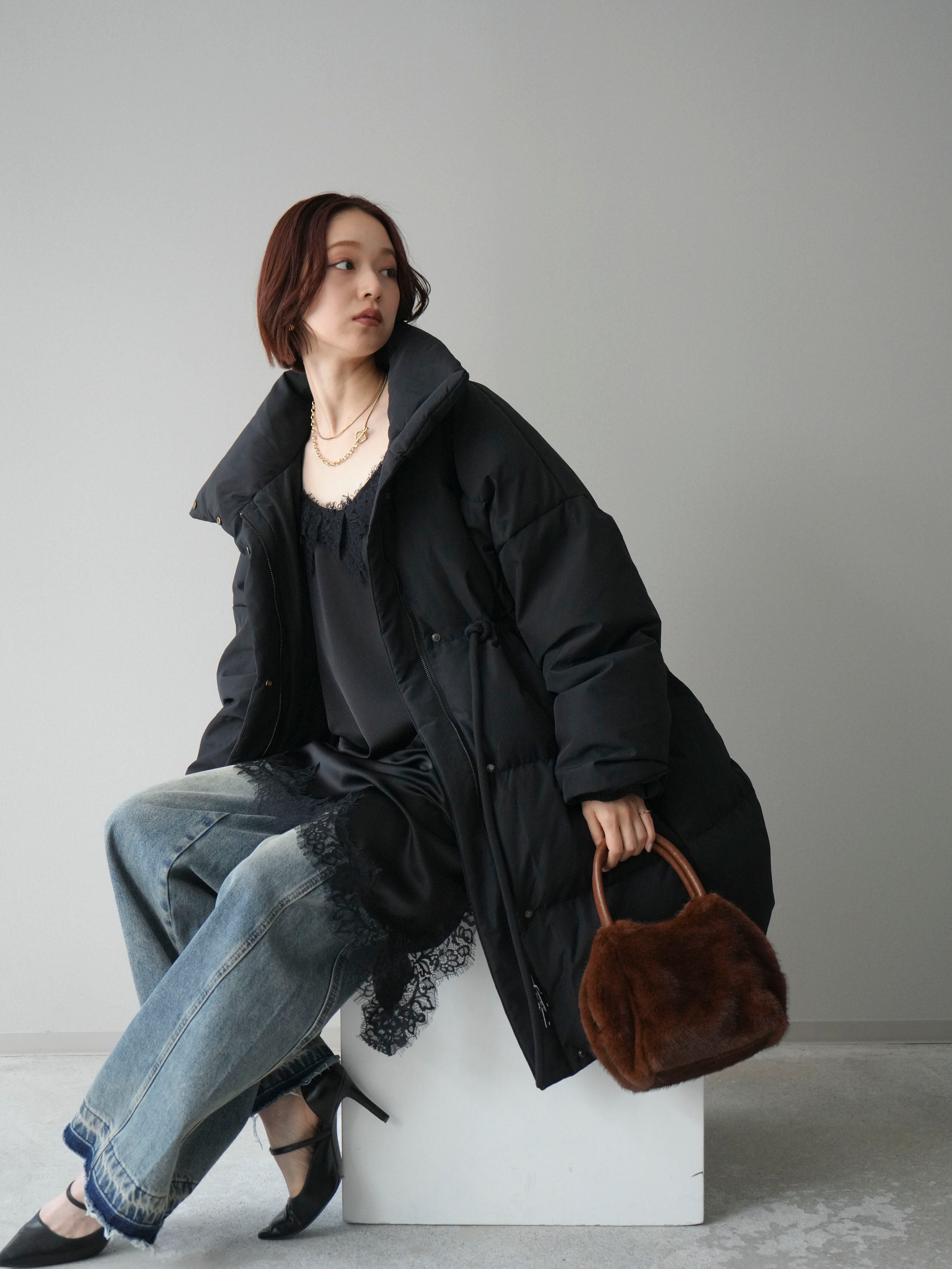 SOS レディース　ＤＯＷＮスノージャケット／３８サイズ/美品未使用品 ANY SIS（エニィスィス） ダウンコート ダウンジャケット 2WAYドロスト