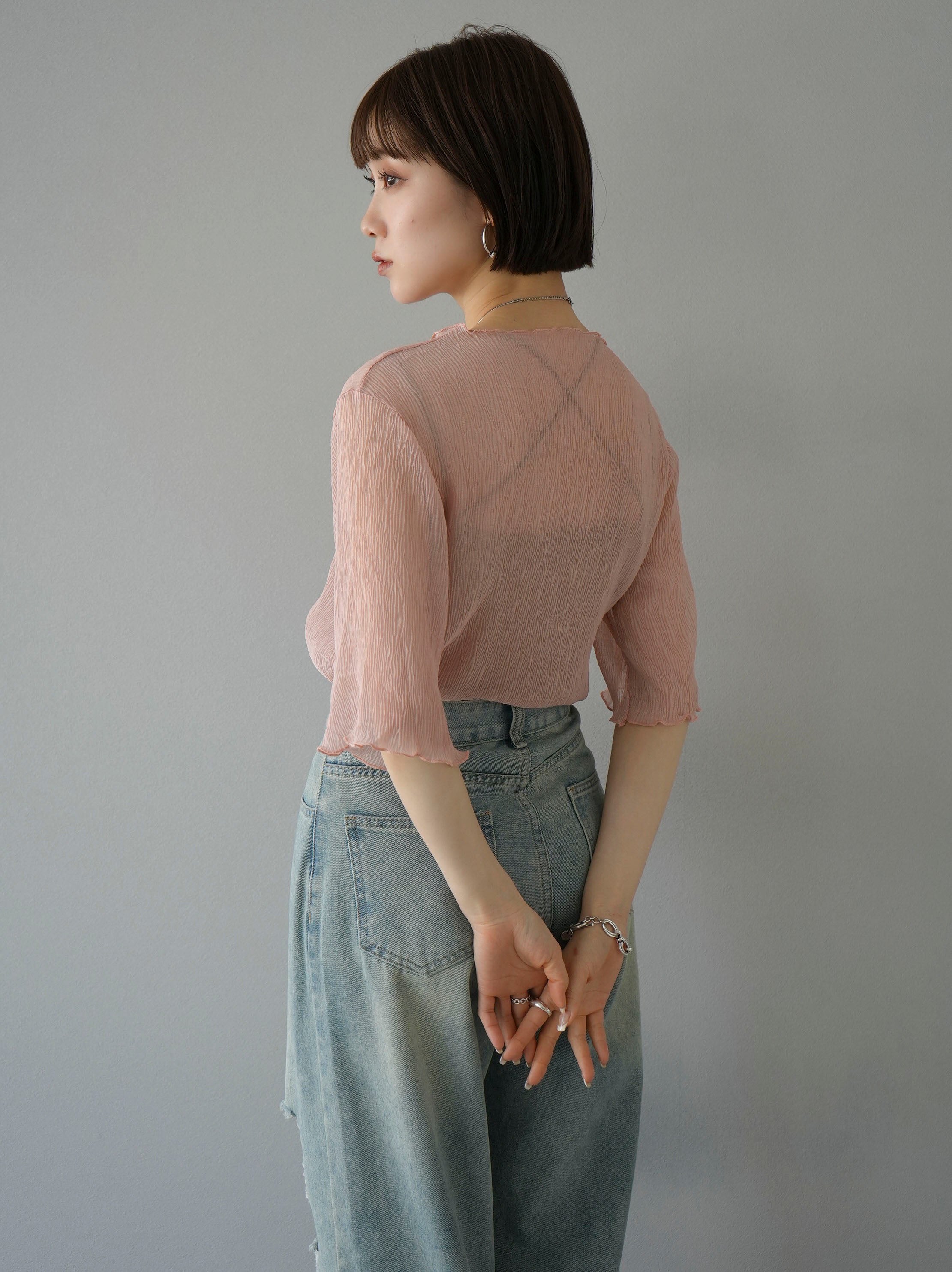 EMOIR エモア　シアートップス　サイズ1 Sheer tops – EMOIR